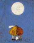 A Moon To Call Their Own Art Deco Print