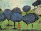 Sniffing Their Lilac Art Print
