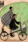Double Decker Bike Art Deco Print