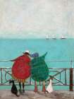 We Saw Three Ships Come Sailing By Art Deco Print