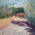Walking In Springtime Art Print by Ann Thompson