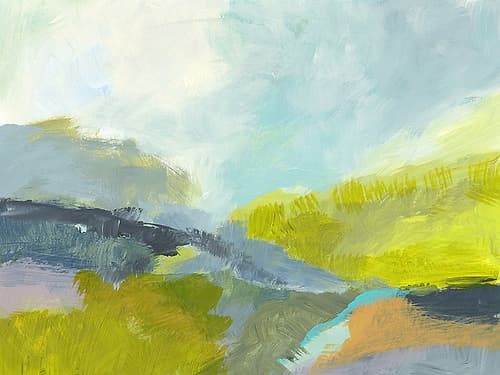 Between The Woods Landscape Print