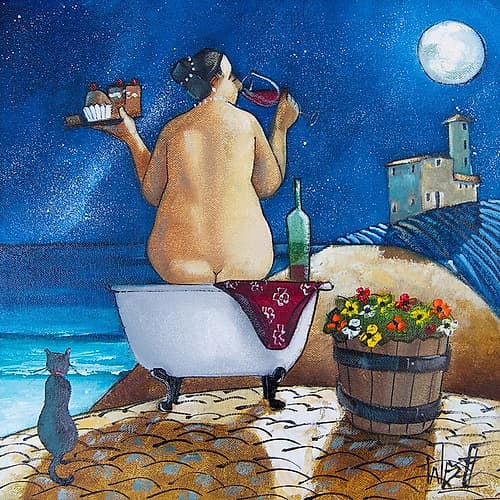 Bath No. 1 Spirits Print