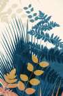 Welcome to the Jungle-Blue 5 Art Print