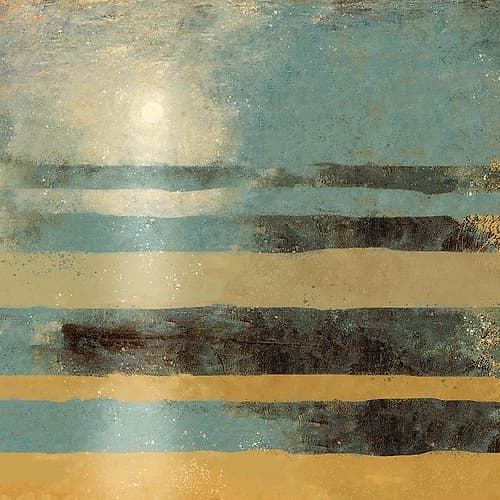 Sand And Sunset Coastal Print