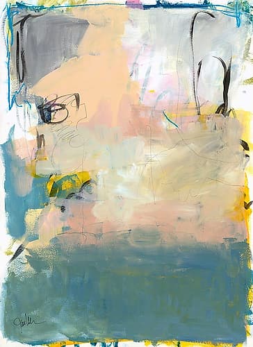 Blue Fade No. 1 Art Print