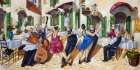 Dancing at Cafe da Vinci Art Print
