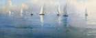 Blue Boats VII Art Print