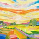 John Deere Series 9 Art Print