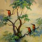 Collared Aracari Art Print