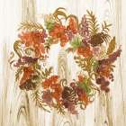 Metallic Wreath Art Print