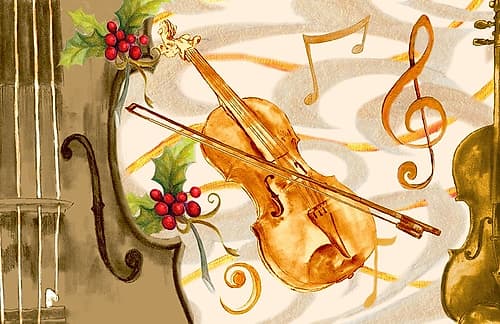 Christmas Music II Art Print