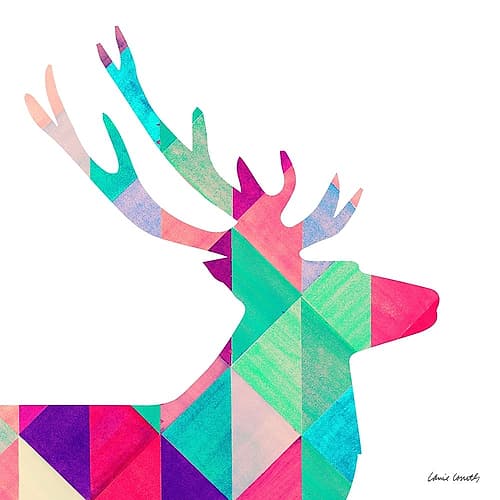 Uptown Deer I Wildlife Print