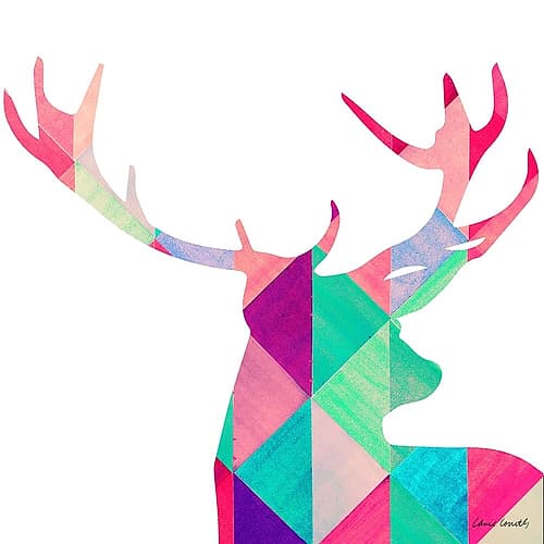 Uptown Deer II Wildlife Print