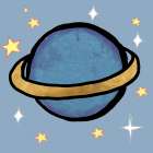 Space Planet Art Print