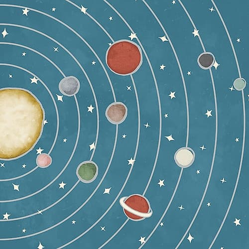 The Complete Solar System Art Print