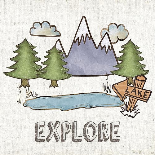Explore Art Print