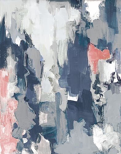 Blue Serenade Abstract Art Print