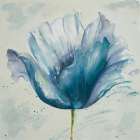 Flower in Blue I
