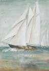 Cape Cod Sailboat Vertical Art Print