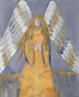 Gold and Silver Angel Art Print
