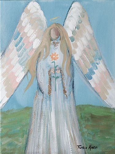 Angel in Spring Art Print