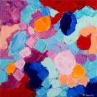 Flower Amoebic Party I Art Print