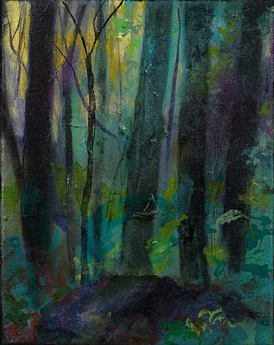 Weekend in the Woods Art Print