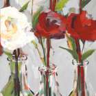 Red Romantic Blossoms I Art Print