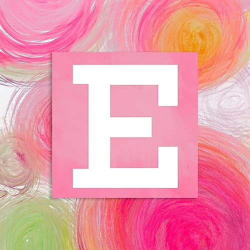 Contempo Monogram (E) Art Print by Christopher James