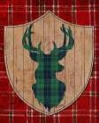 Tartan Shield on Plaid I Art Print