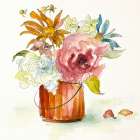 Flower Burst in Vase I