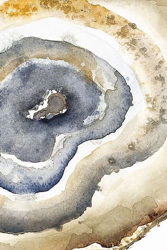 Up Close Agate II Minimalist Print