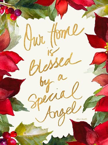 Our Home is Blessed Art Print