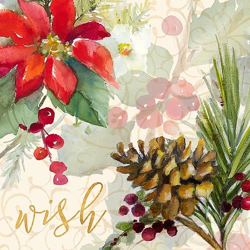 Holiday Wishes IV Art Print