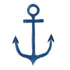 Anchor Ship Art Print