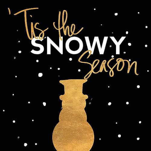Tis the Snowy Season Art Print
