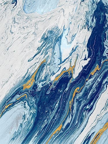 Beach Blue Waves Art Print by M. Mercado