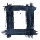 Navy Rectangle Art Print