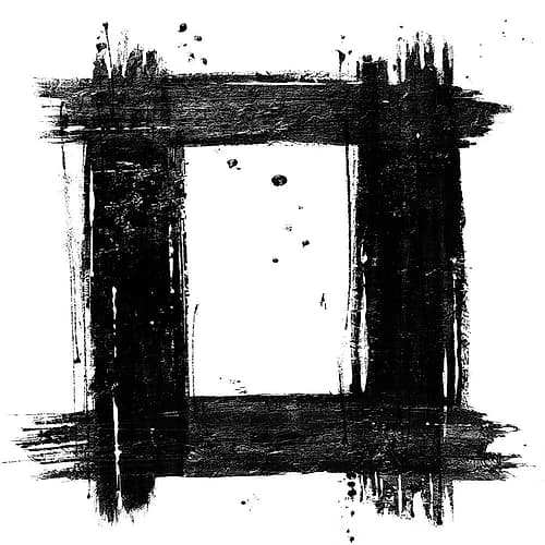 Black Rectangle Art Print