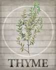 Fresh Herbs on Wood IV Art Print
