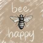 Bee Happy Art Print