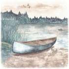 Canoe Lake Art Print
