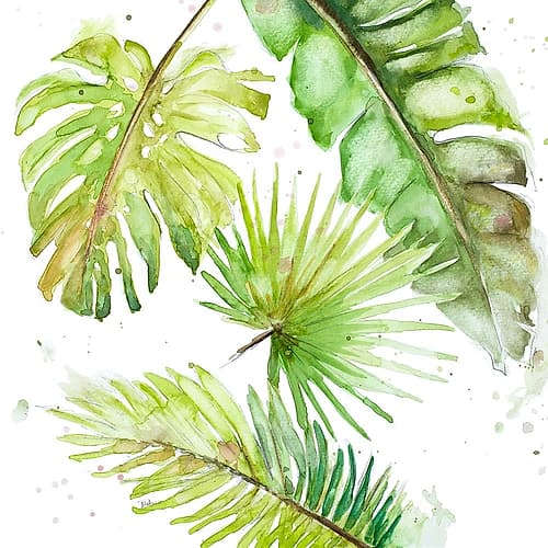 New Greens Nature Print