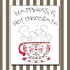 Hot Chocolate Happiness Art Print