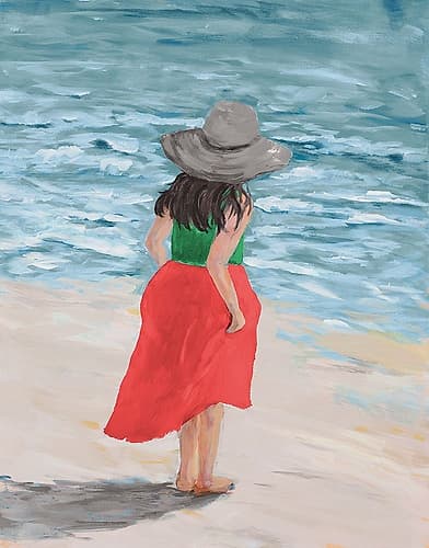 Along the Water Art Print