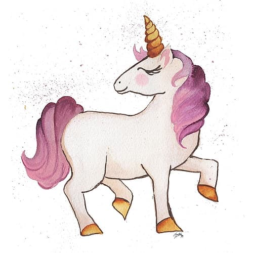Unicorn Love Art Print