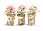 Three Pots Art Print