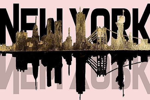 Pink, NY Travel Print