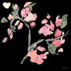 Dark Evening Floral II Art Print